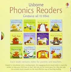 Usborne Phonics Readers 12 illustrated Books Box Set Collection - Read at Home