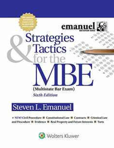 Strategies & Tactics for the MBE (Emanuel Bar Review)