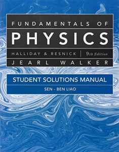 Student Solutions Manual for Fundamentals of Physics