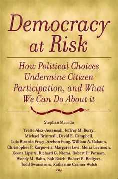 Democracy at Risk: How Political Choices Undermine Citizen Participation, and What We Can Do About It