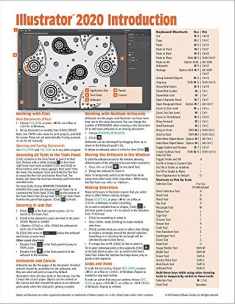 Adobe Illustrator 2020 Introduction Quick Reference Guide (Cheat Sheet of Instructions, Tips & Shortcuts - Laminated Card)