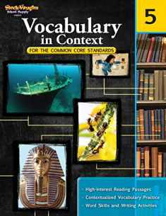 Vocabulary in Context for the Common Core Standards: Reproducible Grade 5