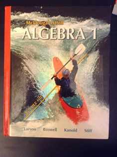 McDougal Littell Algebra 1 (McDougal Littell Mathematics)