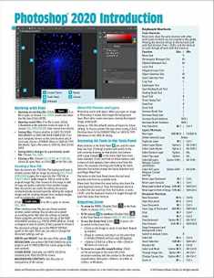 Adobe Photoshop 2020 Introduction Quick Reference Guide (4-page Cheat Sheet of Instructions, Tips & Shortcuts - Laminated Card)