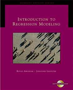 Introduction to Regression Modeling (with CD-ROM) (Duxbury Applied)