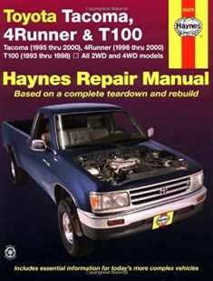 Toyota Tacoma, 4 Runner & T100 Automotive Repair Manual. Models covered: 2WD and 4WD Toyota Tacoma (1995 thru 2000), 4 Runner (1996 thru 2000) and T100 (1993 thru 1998)