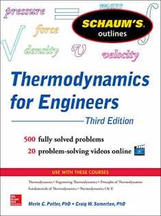 Schaums Outline of Thermodynamics for Engineers, 3rd Edition (Schaum's Outlines)