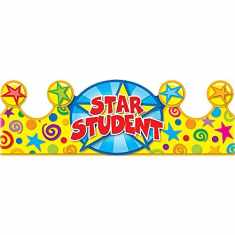 Carson Dellosa – Star Student Crowns, Classroom Rewards, Classroom Décor, 30 Pack