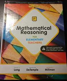 Mathematical Reasoning for Elementary Teachers (7th Edition)