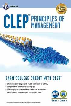 CLEP® Principles of Management Book + Online (CLEP Test Preparation)