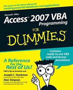 Access 2007 VBA Programming FD