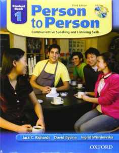 Person to Person: Communicative Speaking and Listening Skills, Student Book 1 (Book & Audio CD)