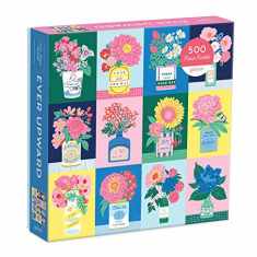 Galison Ever Upward Jigsaw Puzzle, 500 Pieces, 20” x 20” – Colorful Jigsaw Puzzle Featuring Illustrations by Emily Taylor – Thick, Sturdy Pieces, Challenging Family Activity, Great Gift Idea