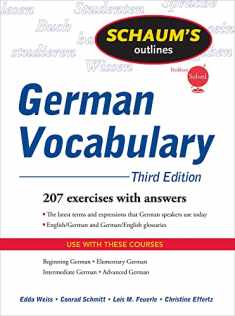 Schaum's Outline of German Vocabulary, 3ed (Schaum's Outlines)