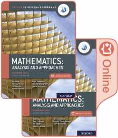 Oxford IB Diploma Programme IB Mathematics: analysis and approaches, Standard Level, Print and Enhanced Online Course Book Pack