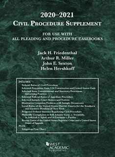 Civil Procedure Supplement, for Use with All Pleading and Procedure Casebooks, 2020-2021 (American Casebook Series)
