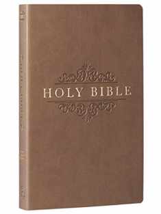KJV Holy Bible, Gift and Award Bible Faux Leather Softcover, King James Version, Tan