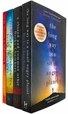 Wayfarers Series 4 Books Collection Set by Becky Chambers (The Long Way to a Small, Angry Planet, A Closed and Common Orbit, Record of a Spaceborn Few & To Be Taught, If Fortunate)
