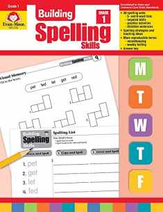 Evan-Moor Building Spelling Skills, Grade 1 - Homeschooling & Classroom Resource Workbook, Reproducible Worksheets, Teaching Edition, Spelling Strategies, Reading and Writing Skills
