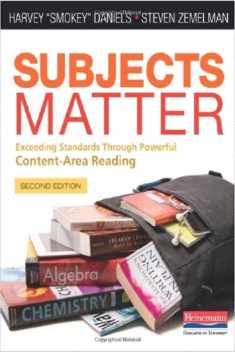Subjects Matter, Second Edition: Exceeding Standards Through Powerful Content-Area Reading