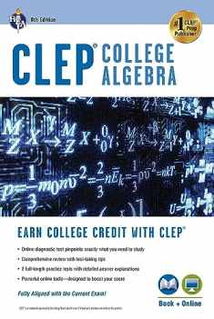 CLEP® College Algebra Book + Online (CLEP Test Preparation)