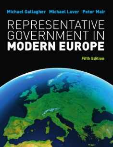 Representative Government In Modern Europe