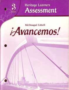 ?Avancemos!: Heritage Learners Assessment Level 3 (Spanish Edition)