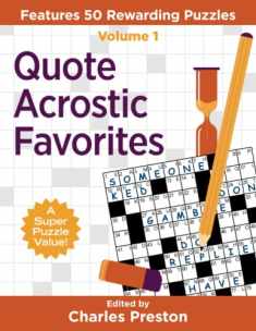 Quote Acrostic Favorites: Features 50 Rewarding Puzzles (Puzzle Books for Fun)