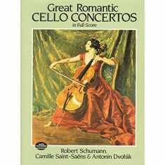 Great Romantic Cello Concertos in Full Score (Dover Orchestral Music Scores)