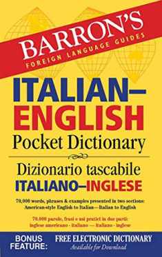 Italian-English Pocket Dictionary: 70,000 words, phrases & examples (Barron's Pocket Bilingual Dictionaries)