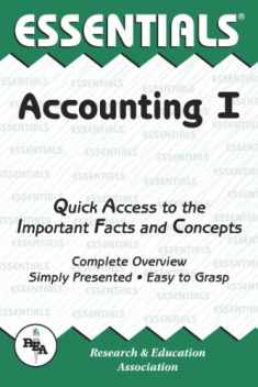 Accounting I Essentials (Volume 1) (Essentials Study Guides)