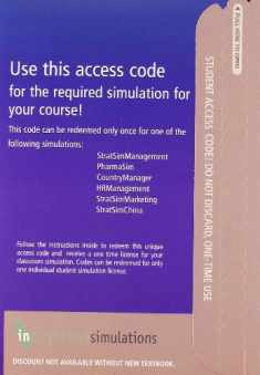 Interpretive Simulations Access Code Card Group B