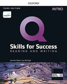 Q Skills for Success Reading and Writing, Intro Level 3rd Edition Student book and IQ Online Access