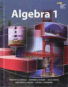 Student Edition 2015 (HMH Algebra 1)
