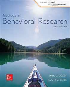 Methods in Behavioral Research (B&B Psychology) Standalone Book