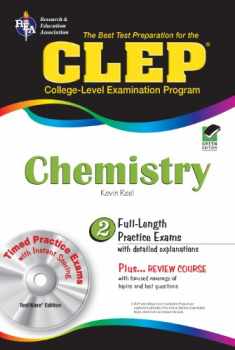 CLEP Chemistry W/CD (REA) - The Best Test Prep for the CLEP