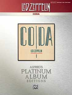 Led Zeppelin -- Coda Platinum Guitar: Authentic Guitar TAB (Alfred's Platinum Album Editions)