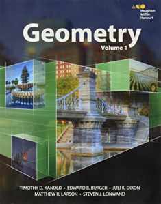 Interactive Student Edition Volume 1 2015 (HMH Geometry)
