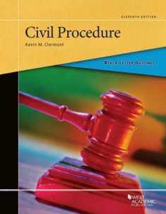 Black Letter Outline on Civil Procedure (Black Letter Outlines)
