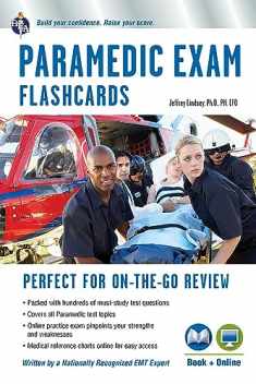 Paramedic Flashcard Book + Online (EMT Test Preparation)