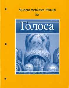 Student Activities Manual for Golosa: A Basic Course in Russian, Book One