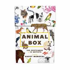 Animal Box: 100 Postcards by 10 Artists (100 postcards of cats, dogs, hens, foxes, lions, tigers and other creatures, 100 designs in a keepsake box): 100 Postcards by 10 Artists