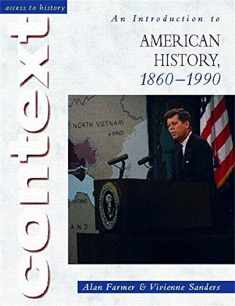 An Introduction to American History, 1860-1990 (Access to History Context)