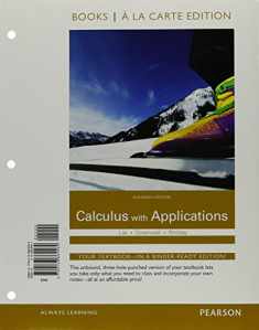 Calculus With Applications, Books a la Carte Plus MyLab Math Package