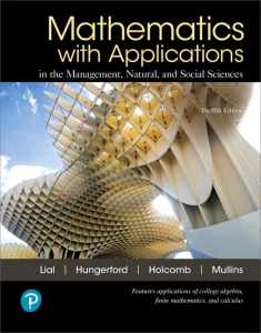 Mathematics with Applications In the Management, Natural, and Social Sciences