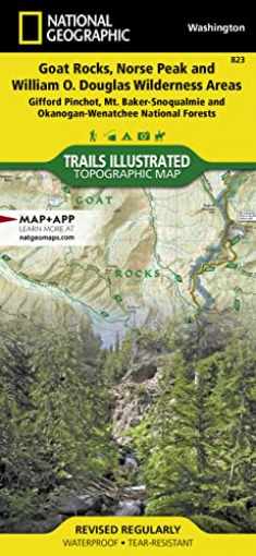 Goat Rocks, Norse Peak and William O. Douglas Wilderness Areas Map [Gifford Pinchot, Mt. Baker-Snoqualmie, and Okanogan-Wenatchee National Forests] (National Geographic Trails Illustrated Map, 823)