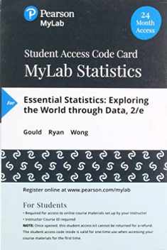 Essential Statistics -- MyLab Statistics with Pearson eText