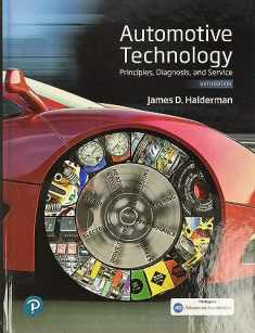 Automotive Technology: Principles, Diagnosis, and Service (Halderman Automotive Series)