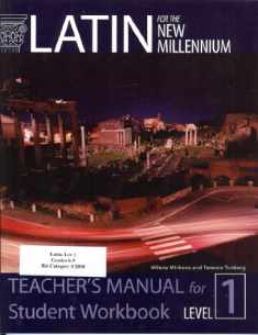 Latin for the New Millennium: Level 1 - Teacher's Manual for Student Workbook (Latin Edition)