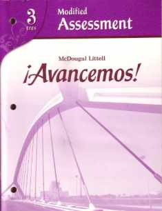 !Avancemos! 3, Modified Assessment